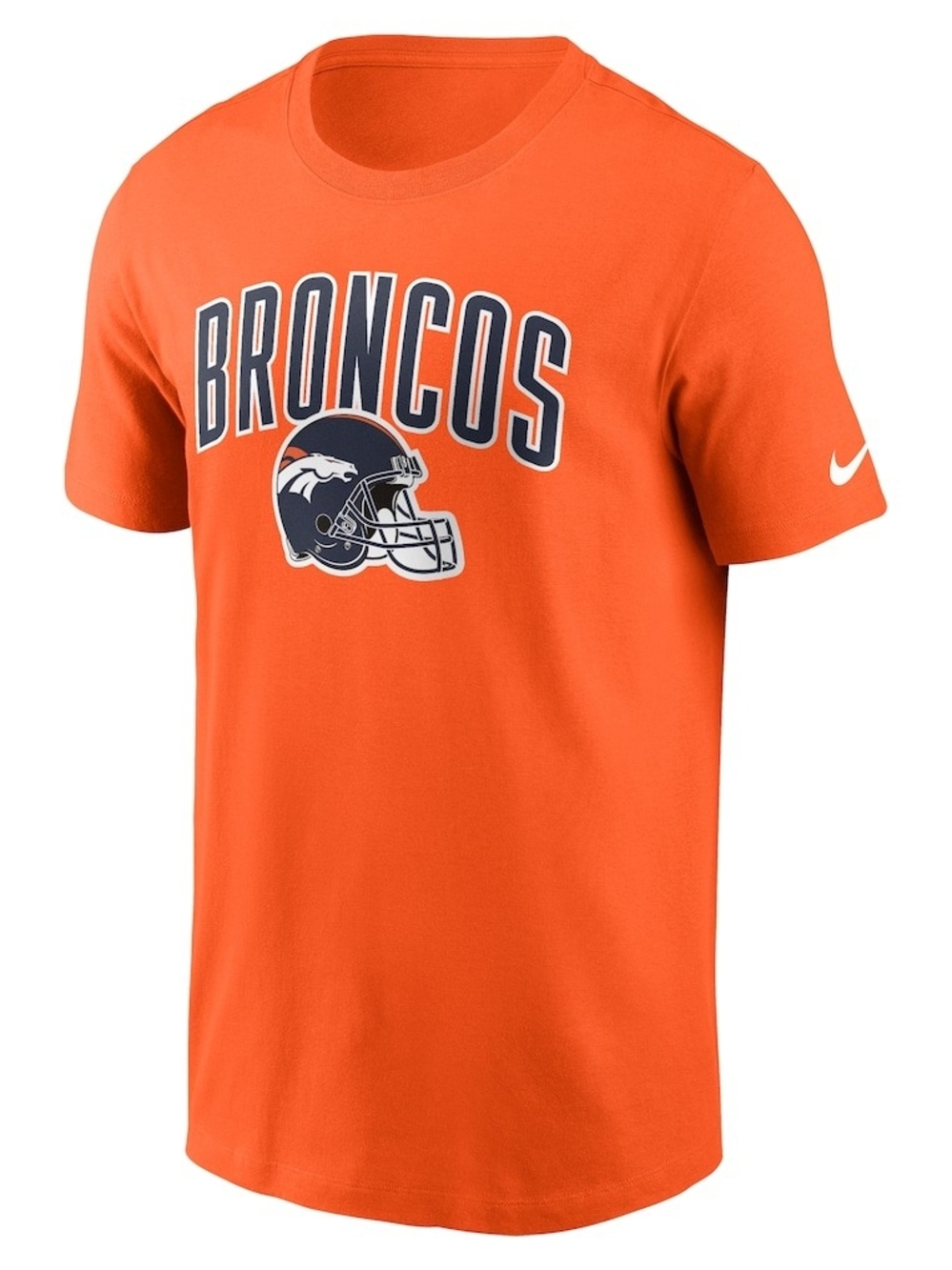 Nike Orange Broncos Graphic Tee for Men